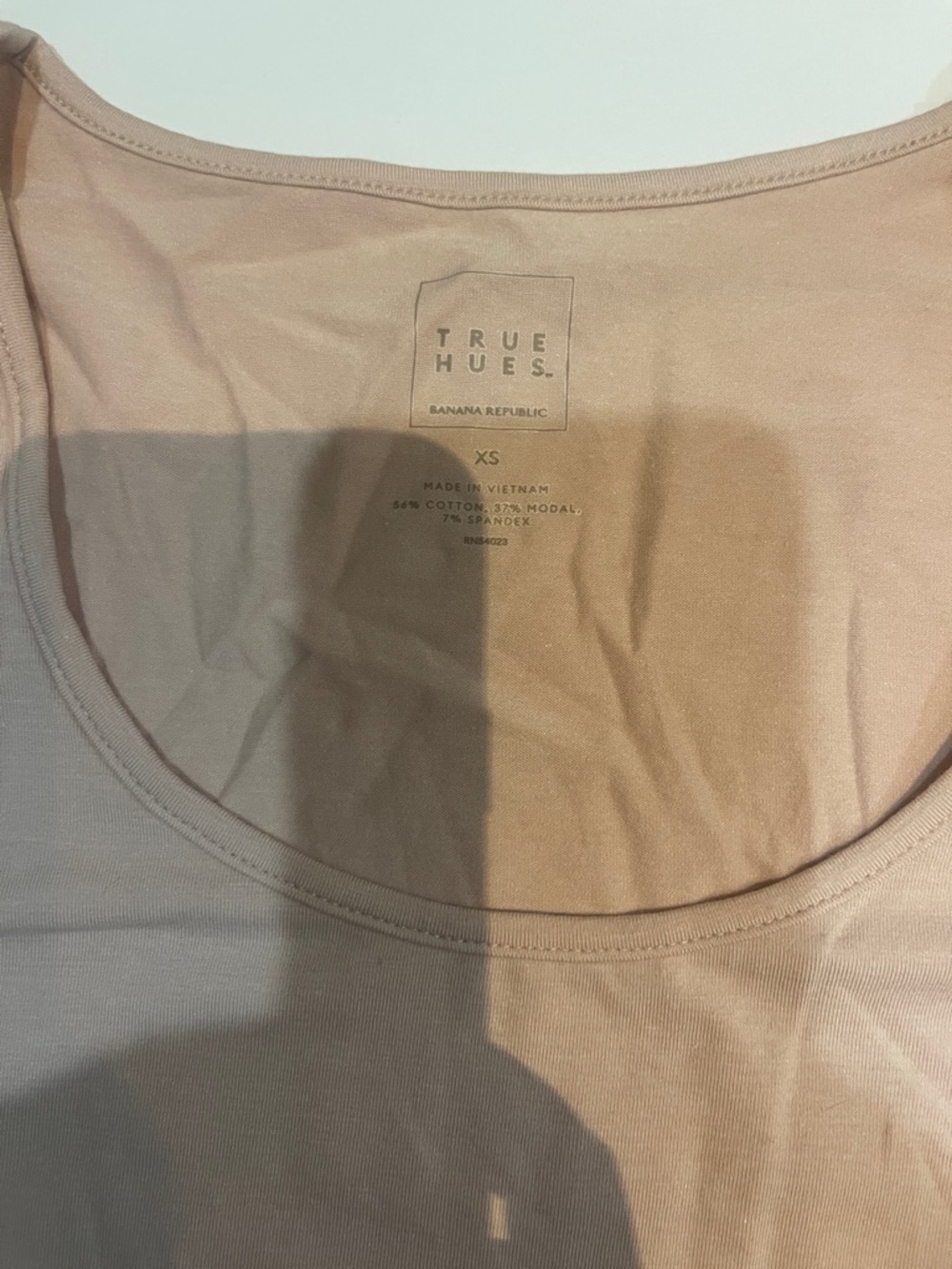 Banana Republic True Hues Nude Pink Scoop tank new  with tags never worn XS